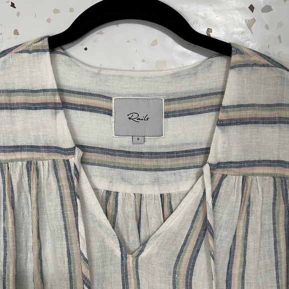 Rails Viera blouse in ryland stripe - Picture 4 of 8